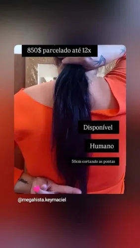 Cabelo +aplicação fio a fio humano