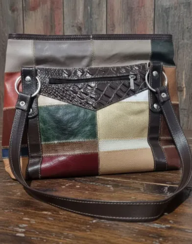 Bolsa Couro 100% Media