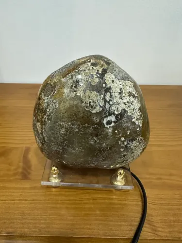 Luminária de Pedra Ágata