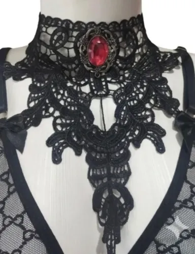 Gargantilha Choker Vitoriana