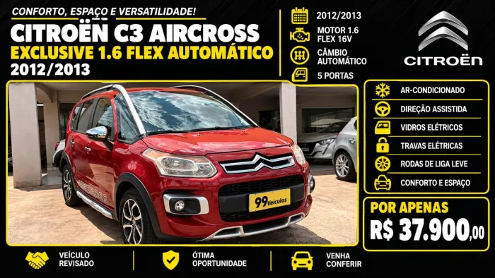 Citroen Aircross Exclusive 1.6 Flex 16V 5P Aut. 2013