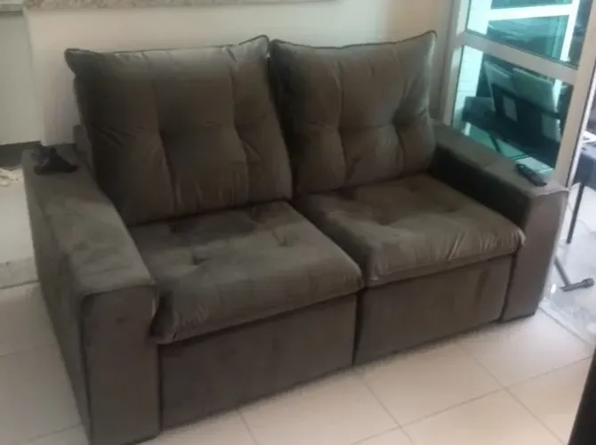 Sofá confortável 2 lugares da SIDLAR Móveis