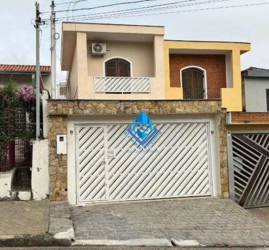 Sobrado com 4 dormitórios para alugar, 187 m² - Vila Valparaíso - Santo André/SP