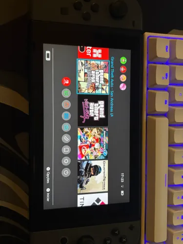 NINTENDO SWITCH DESBLOQUEADO COMPLETO ACEITO TROCAD
