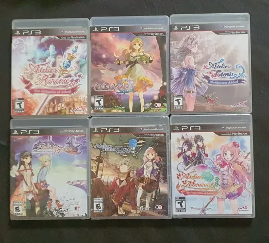 Atelier 6 jogos ps3 ( olx pay )