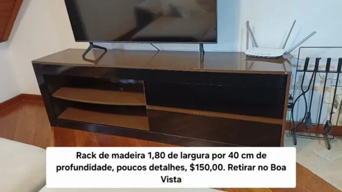 Rack madeira 1,80 mt
