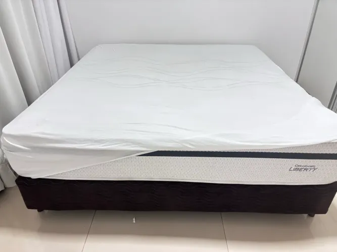 Cama e Box Queen ORTOBOM