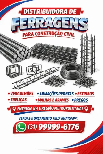 FERRAGENS p/ Construção Civil - CONSULTAR VALORES
