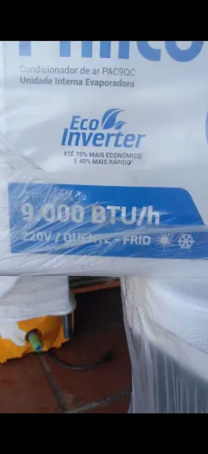 Ar condicionado Philco 9.000 BTUs, quente e frio Inverter INSTALADO