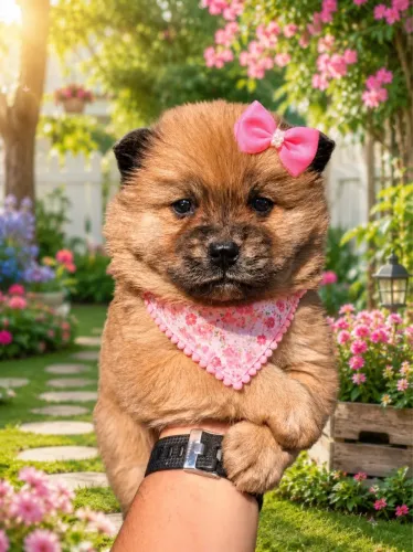 Filhotes de Chow Chow fêmea para você! 