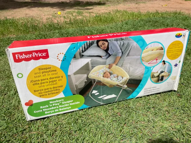 Berço Balanço e Cadeirinha Fisher Price