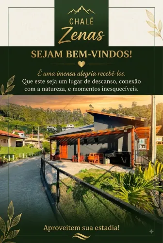 Chalé Zenas dentro do complexo China Park eco resort/ Domingos Martins Pedra azul