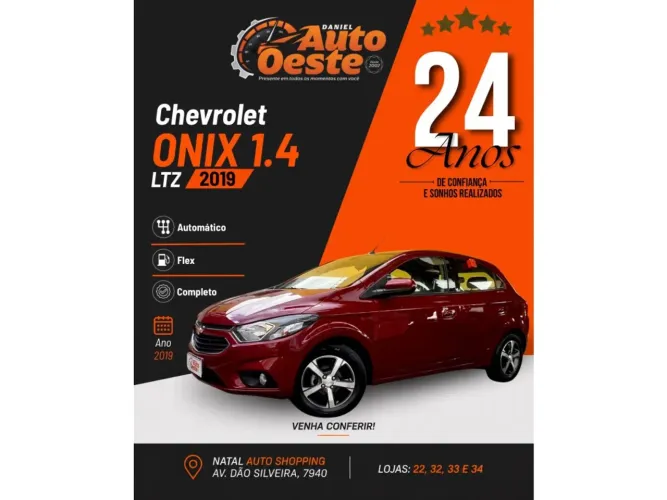 Chevrolet Onix Hatch LTZ 1.4 8V Flex Aut. 4P 2019