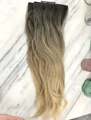 Mega hair loiro- fita adesiva 