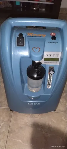 VENDO: Concentrador de Oxigênio Lumiar Mercury 5 LPM com Nebulizador (Praticamente Novo)