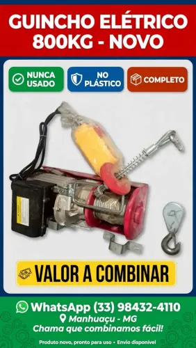 Vendo um guincho para puxa material para pedrio