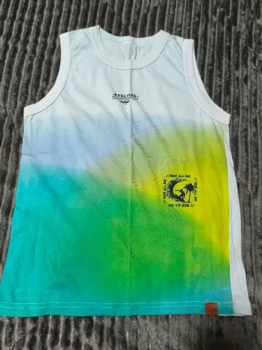 Kit 2 peças camisetas regatas infantil menino