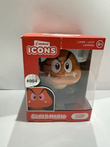 (Goomba): Luminária Goomba Super Mario Paladone - Icon Light