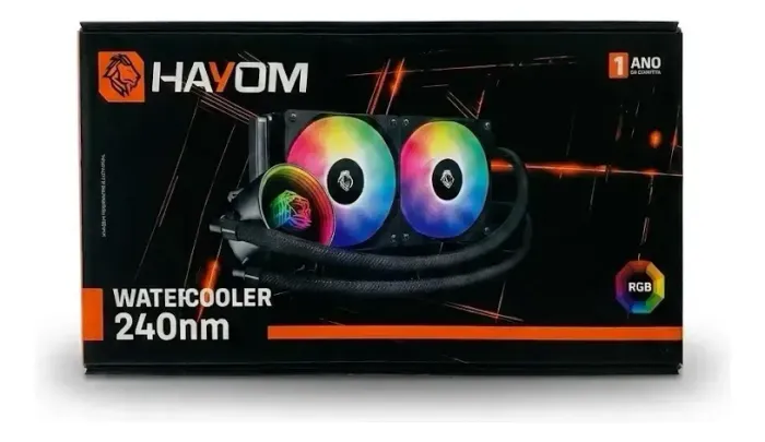 Water Cooler Preto Led Rgb Eficiente Fc1315 240mm Intel Amd