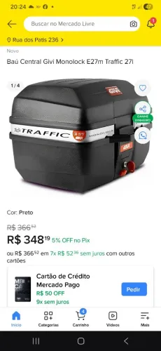 Baú moto