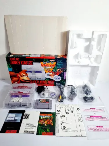 488- CONSOLE SUPER NINTENDO DONKEY KONG SET