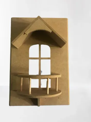 Lote 14 de Peças de Artesanato em MDF Cru
