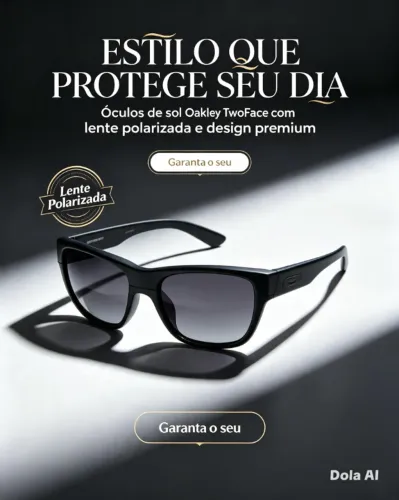 Óculos de sol Oakley TwoFace polarizado