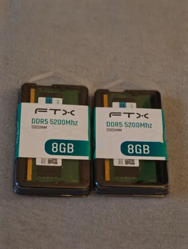 Memória RAM DDR5 16gb (2x8) 5200Mhz Notebook (SODIMM) LACRADA
