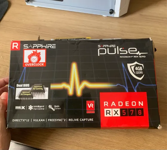 Placa de video Amd RX570 4GB SAPPHIRE PULSE