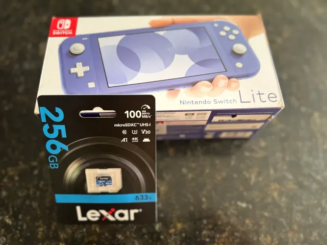 Switch lite azul 32+256GB