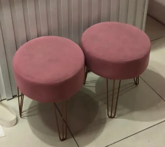 Puff pé de ferro Rosé