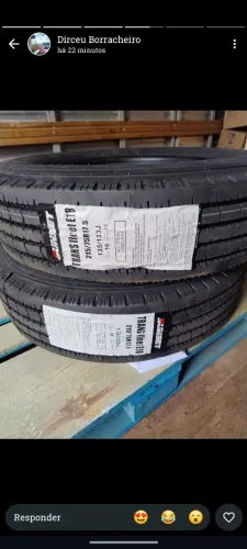 Pneu 215/75/17,5 para caminhão