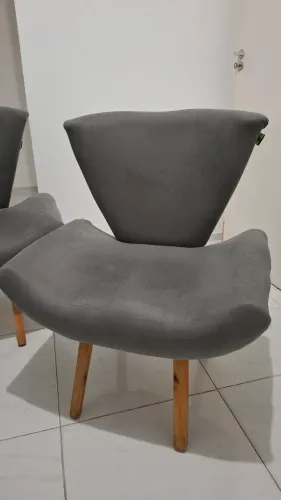 Poltronas aveludadas