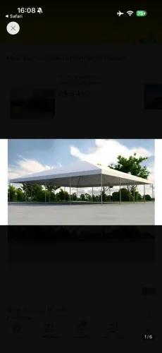 Tenda piramidal 15x15 metros
