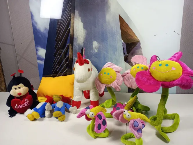 Pelúcias E Enfeites Articulados 11 peças - Para Decoração