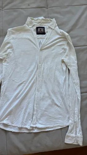 Blusa polo branca masculina 