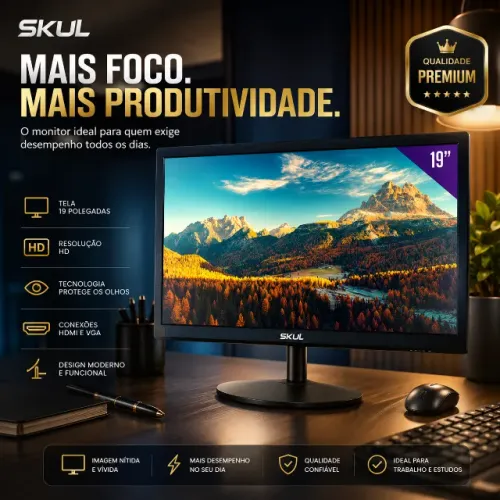 MONITOR 19 POL SKULL 75HZ