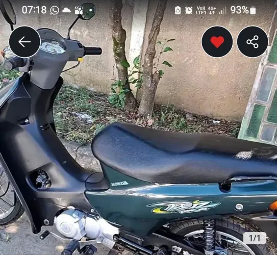 Vendo honda biz 100 2005 horiginal com partida elétrica e pedal , bem cuidada e conservada