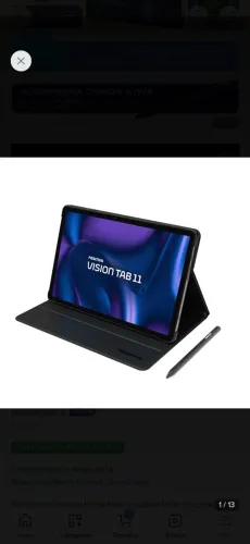 Tablet Positivo Vision Tab 11 Caneta E Capa 4g 11 128gb Preto