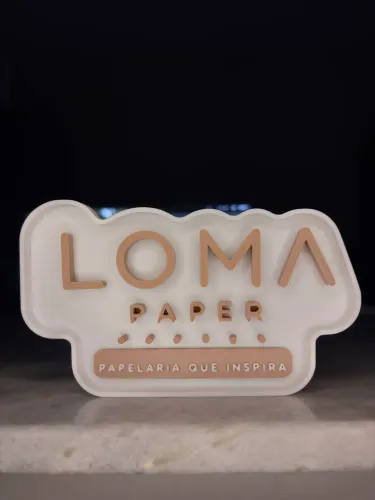 Letreiro personalizado