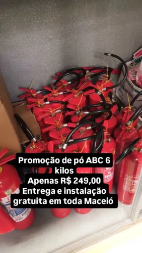 Pó químico ABC 6 kilos