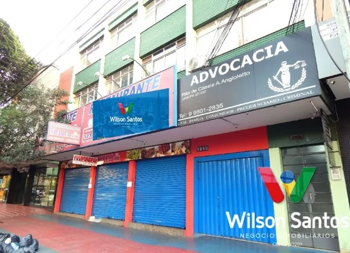 Prédio comercial Av Brasil J. Maia, Americanas, Casa Coral, Moda shopping, Victor Mancini