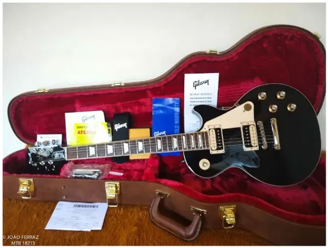 Gibson Les Paul Classic Ebony zerada!!confira!!