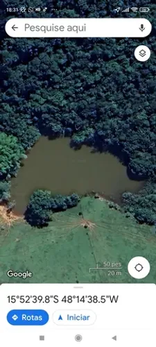 201 hectares na beira da DF 190 com muita agua