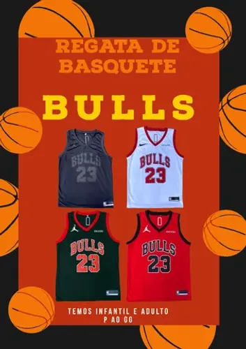 Regata Basquete Chicago Bulls