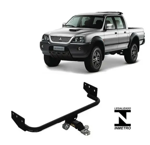 Engate Reboque Mitsubishi L-200 1998 à 2004 - Removível 
