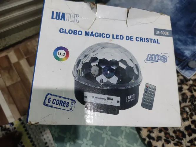 Globo led em promoção, em perfeito estado