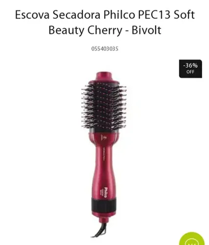 Escova secadora modeladora Britânia bec02 110v