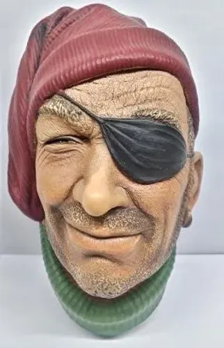 Cabeça Gesso Vintage Bossons Smuggler