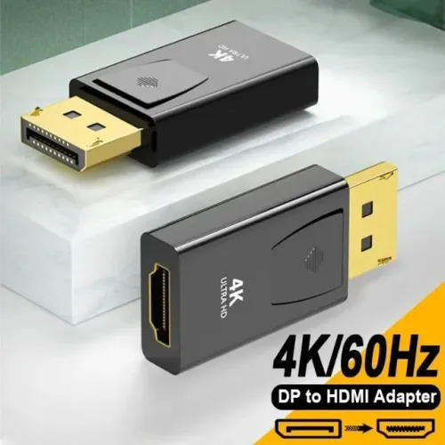 DisplayPort para HDMI - 4K 60Hz e 1080p 120Hz - Vídeo e Áudio